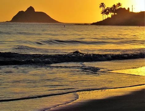 Kailua Beach Park Sunrise 11 29 2018 Kailua Oahu Hawaii Stock Photo ...