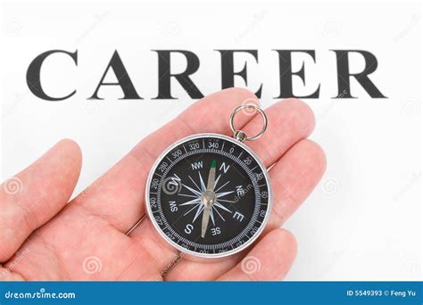 Headline Career And Compass Stock Image Image Of Leading Planning