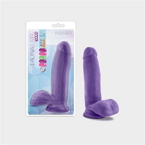 Au Naturel Bold Pleaser 7 Dildo Purple Dejavu Sexshop