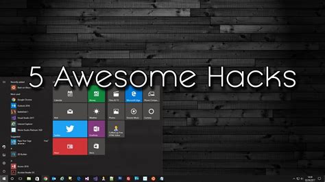 5 awesome Windows 10 hacks you need to know - YouTube