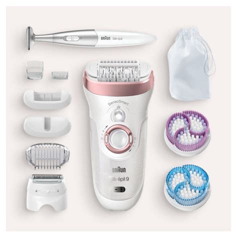 Braun Silk épil 9 SkinSpa SensoSmart 9 980 epilator rose gold 4 in 1