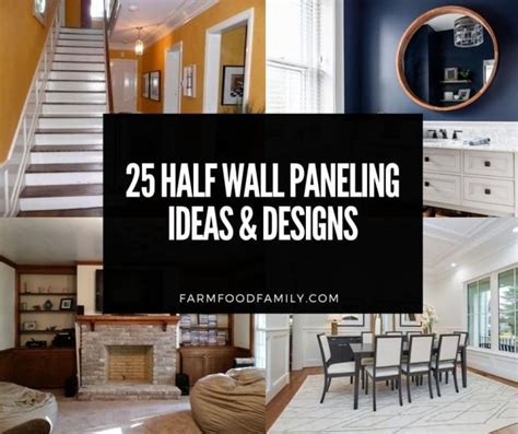 25 Ways to Use Half Wall Paneling in Your Home (Ideas & Designs)