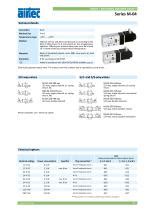 Electrically Operated Pneumatic Directional Control Valve M Series