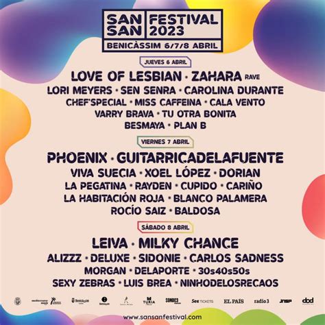 En abril llega a Benicàssim San San Festival 2023 con Love Of lesbian