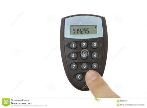 black security token stock image image  controller