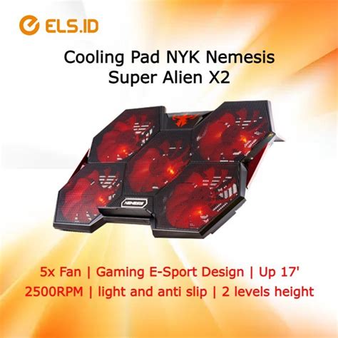 Jual Nyk Nemesis Super Alien X Cooling Pad Notebook X Fan Up To