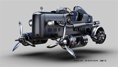 Freelace 3d Illustrator Dieselpunk Futuristic Cars Dieselpunk Vehicles