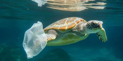 Sea Turtle Eating Plastic Stock Photos, Images and Backgrounds for Free ...