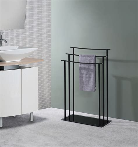 Free Standing Towel Shelf For Bathroom Everything Bathroom