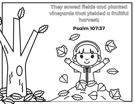 Free Christian Fall Coloring Pages Healing Home