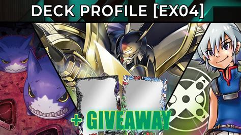 Alphamon Deck Profile Giveaway Digimon Card Game EX4 BT12 YouTube