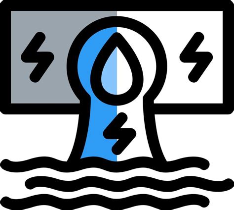 Hydroelectricity Vector Icon Design 20090161 Vector Art At Vecteezy