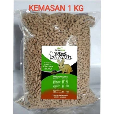 Jual Pelet Pakan Vital Rabbit Makanan Hewan Kelinci Hamster Marmut