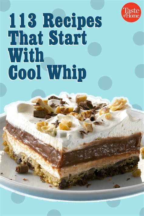 98 Recipes That Start With Cool Whip Cool Whip Desserts Easy