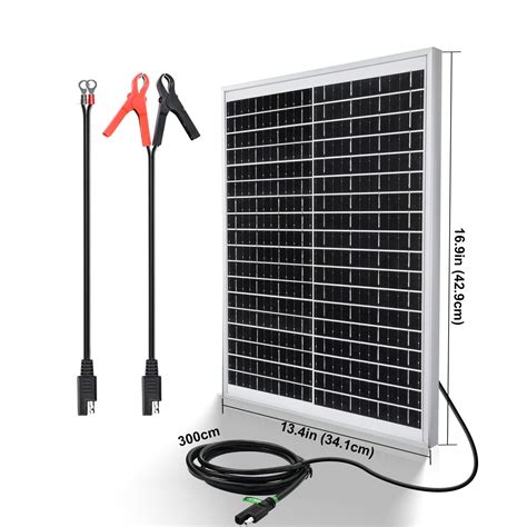 Buy Eco Worthy 25w 12v Complete Solar Panel Kit 25w Solar Panel 8ah Lithium Battery 10a