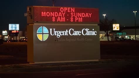 Urgent Care Clinic in Salina, KS - Luminous Neon Art & Sign Systems ...