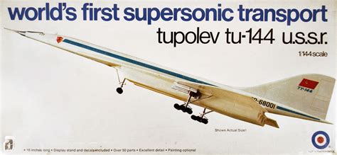 Entex 8457 1 144 Tupolev Tu 144 SST