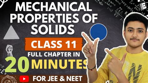 Mechanical Properties Of Solids Class Physics For Jee Neet