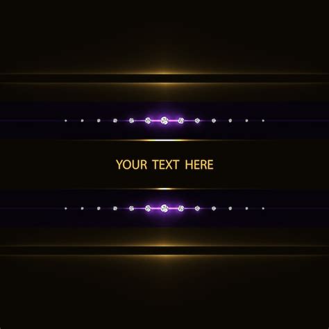 premium vector abstract light frame