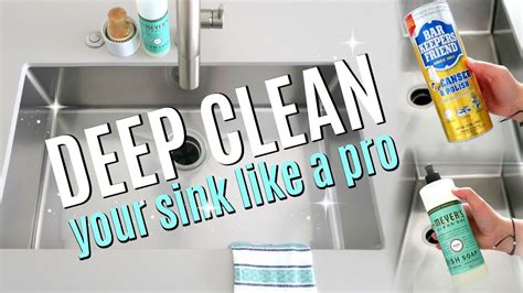 Tips On How To Clean Your Kitchen Sink Youtube