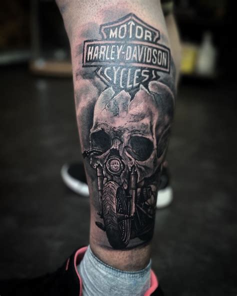 Harley Davidson Tattoo Takkerart” Instagram Harley Davidson Tattoos