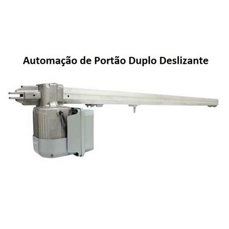 Automação de Portão Duplo Deslizante Cotação Barro Branco Automação