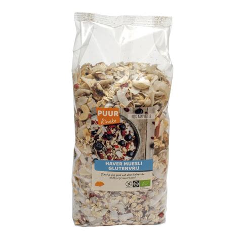 Puur Rineke Haver Muesli Glutenvrij Biologisch