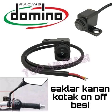 Jual SAKLAR ON OFF BESI MOTOR DI SPION FULL CNC DOMINO SAKLAR TOMBOL