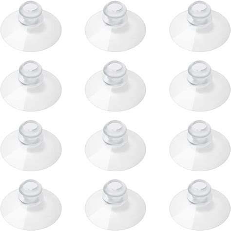 12 Pieces 1 2 Inch Small Clear Suction Cups For Glass Without Hooks