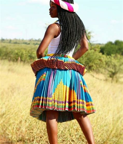 Clipkulture | Beautiful Tsonga Traditional Xibelani Skirt