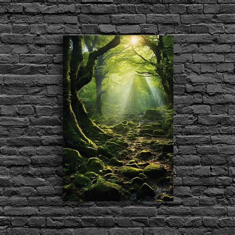 Forest Wall Art Nature Prints Trees Wall Art Canvas Print - Etsy