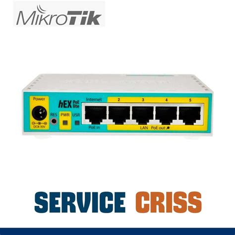 ROUTBOARD MIKROTIK RB750UPR2 HEX POE LITE SERVICE CRISS