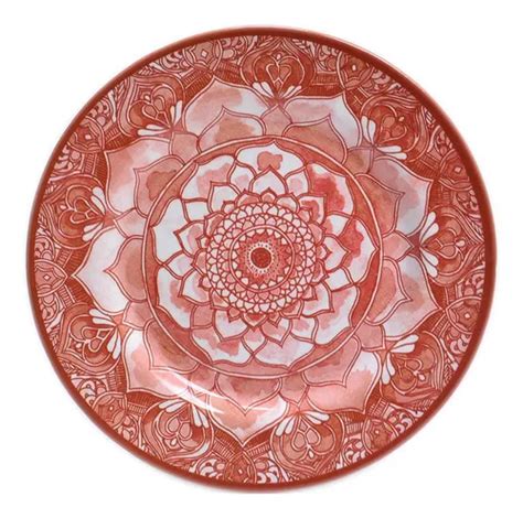 Prato Decorativo Para Parede Mandala Ø20cm Acompanha Suporte MercadoLivre