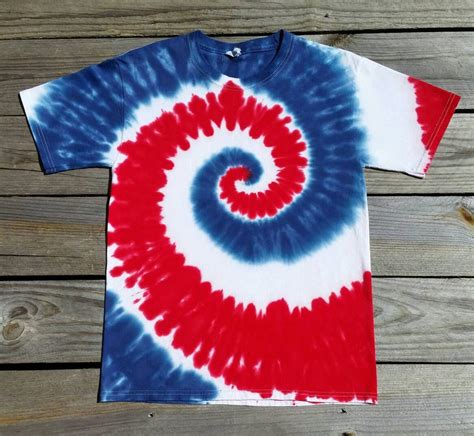 Plus Size Patriotic Tie Dye Tshirt Red White And Blue Tie Dye Etsy