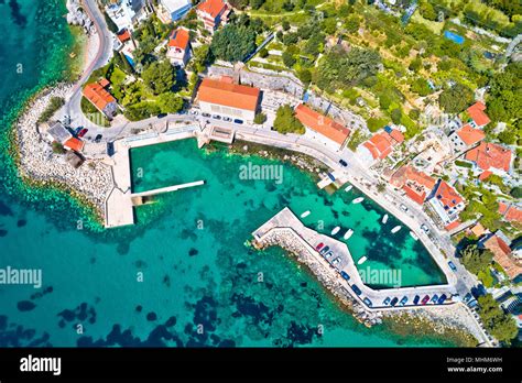 Adriatic Village Of Mlini Waterfront Aerial View Dubrovnik Coastline