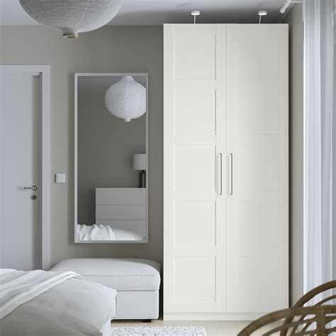 Paxbergsbo Wardrobe Whitewhite 100x60x236 Cm Ikea Eesti