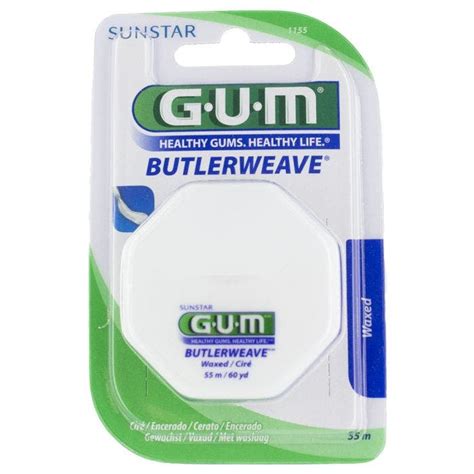 Butlerweave 55 M Waxed Dental Floss Gum Easypara