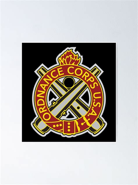 Army Ordnance Corps Regimental Crest Poster For Sale By Woofang