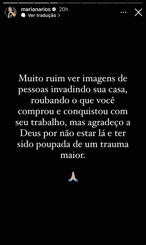 Mariana Rios Relata Assalto A Sua Casa Em Sp Levaram Todas As Bolsas