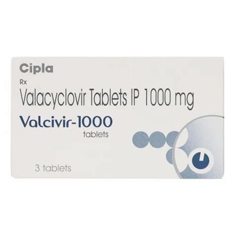 Valcivir Mg Tablets At Rs Stripe Valacyclovir Tablet In