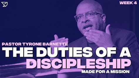 The Duties Of Discipleship Message Only Made For A Mission