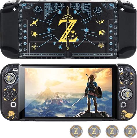 Dlseego Schutzh Lle F R Switch Oled Dockbare Hard Grip Cover Schale