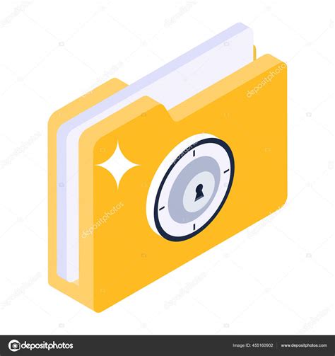 Ilustraci N Vectorial Del Icono Carpeta Vector De Stock De