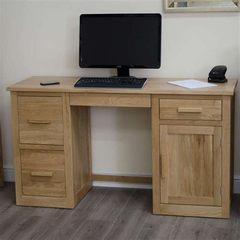 Arden Solid Oak Small Computer Desk - Best Price Online