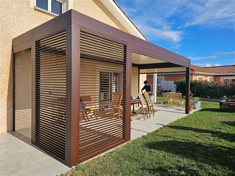 Pergola bioclimatique personnalisée PERGASOL Lyon Rhône 69