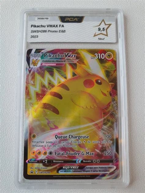 CARTE POKEMON PIKACHU Vmax Tg17 Tg30 PCA 9 5 NEUF EUR 95 00 PicClick FR