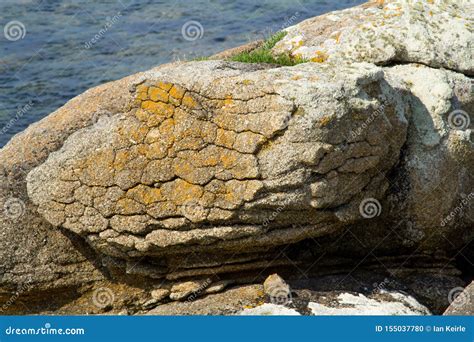 Granite Rock Showing Signs of the Geomorphological Process of ...