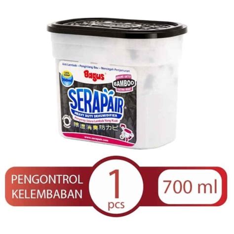 Jual PROMO BAGUS SERAP AIR SQUARE BOX CHARCOAL 700 ML BAGUS ANTI