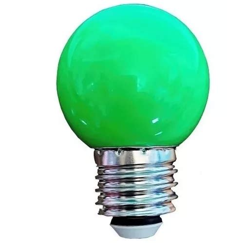 Lâmpada Bolinha Led Colorida 1w 220v E27 Verde 110V 220V MercadoLivre