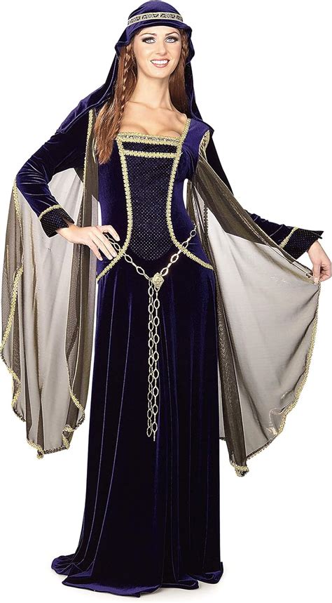 Rubies Costume De Luxe Renaissance Faire Queen Bleu Amazon Ca Mode